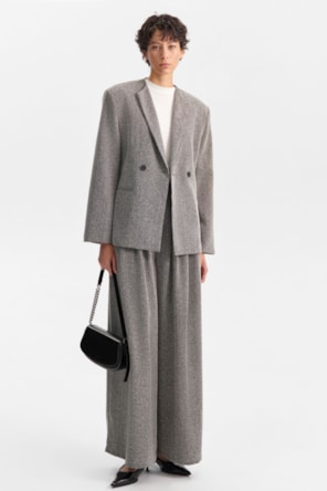 BLAZER SEM GOLA CINZA ELEH