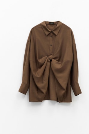 BLUSA CASTANHA NÓ ELEH