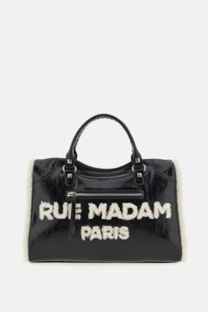 MALA SHINE TOTE PRETA PELO RUE MADAM