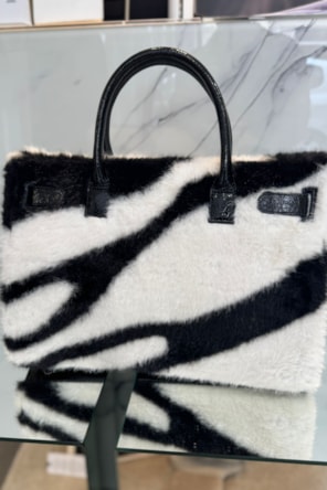 MALA ALASKA ZEBRA TOTE RUE MADAM 