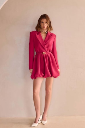 VESTIDO BLAZER  LANÇA PERFUME 