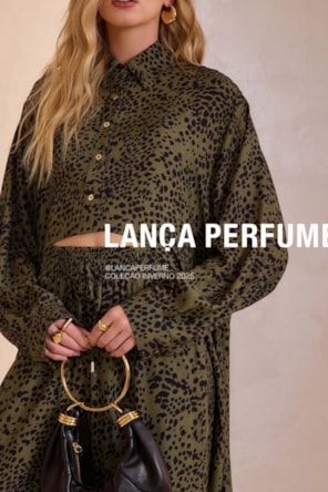 CAMISA TÚNICA ANIMAL PAINTING  LANÇA PERFUME 