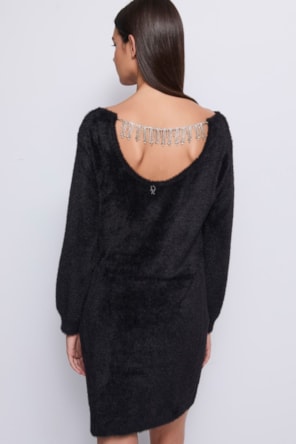 VESTIDO COM CORRENTE COSTAS DENNY ROSE 