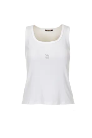TOP ALÇAS BRANCO BAMBURI 