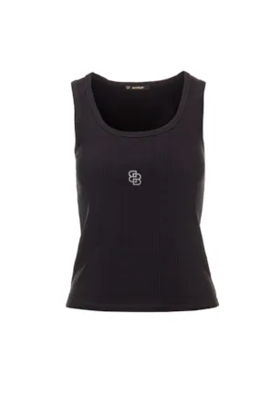 TOP ALÇAS PRETO BAMBURI