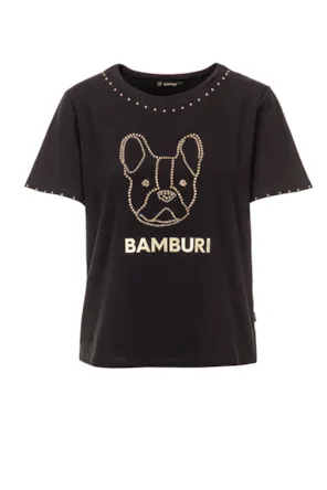T´SHIRT PRETA BAMBURI 