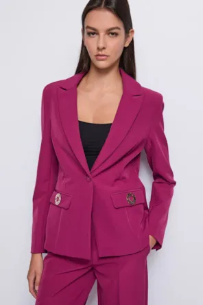 BLAZER E CALÇAS ROSA DENNY ROSE 
