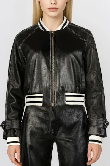 bomber-metalizada-com-punhos-contrastantes-look-preto