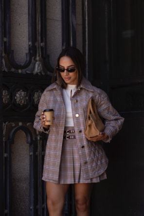 CASACO OVERSIZE XADREZ SAHOCO 