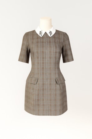 VESTIDO CURTO XADREZ SAHOCO 