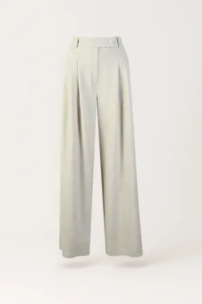 CALÇAS LARGAS COM PINÇAS SAHOCO 