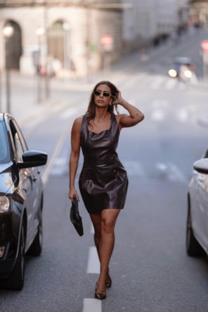 VESTIDO PELE CASTANHO SAHOCO 