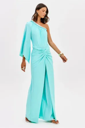 CALÇAS FLUIDAS AZUL LANÇA PERFUME 