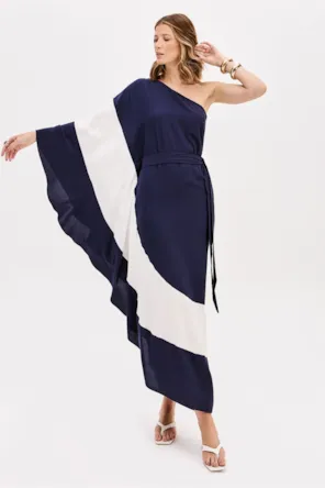 VESTIDO OMBRO UNICO ASSIMÉTRICO LANÇA PERFUME