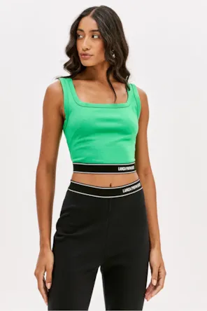 TOP ALÇAS VERDE LANÇA PERFUME 