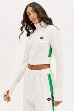 CASACO BOMBER RISCA VERDE LANÇA PERFUME 