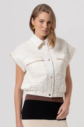 CASACO /  COLETE  PEROLA FRACOMINA 