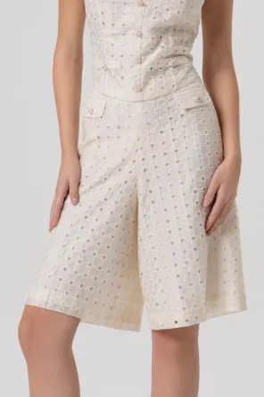 CALÇÕES /BERMUDAS BORADO INGLÊS FRACOMINA 