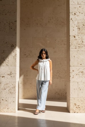 TOP CAVAS PLISSADO ELEH 