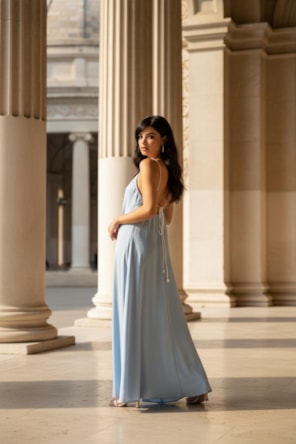 VESTIDO LONGO COSTAS ABERTAS ELEH 