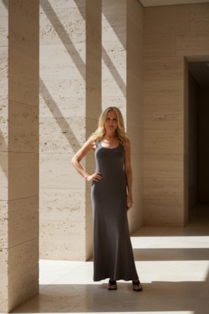 VESTIDO ALÇAS LONGO ELEH 