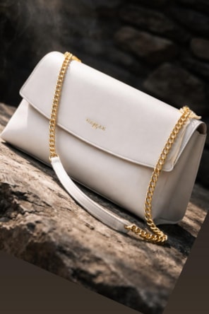 MALA MAXI CORRENTE BRANCA GAELLE 