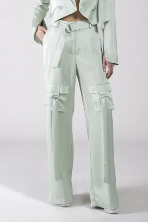 CALÇAS CETIM DENNY ROSE 