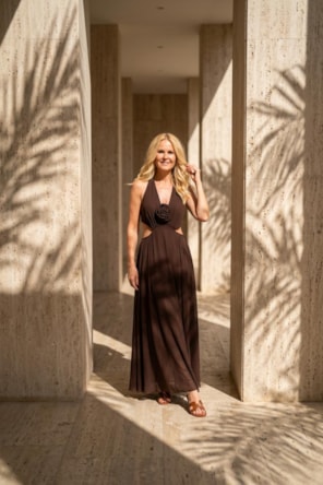 VESTIDO LOMGO FLORE DENNY ROSE 