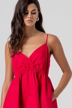 VESTIDO ALÇAS CORAL FRACOMINA 