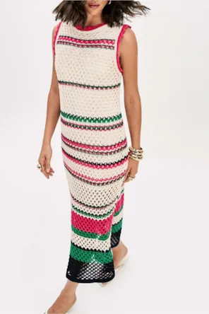 VESTIDO MALHA MULTICOR LANÇA PERFUME 