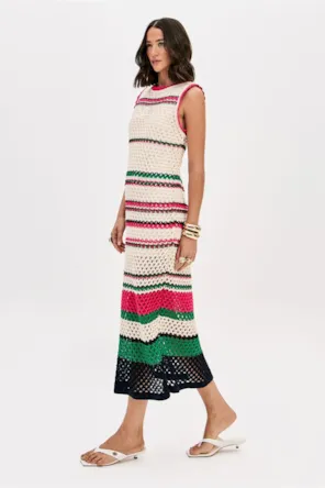 VESTIDO MALHA MULTICOR LANÇA PERFUME 