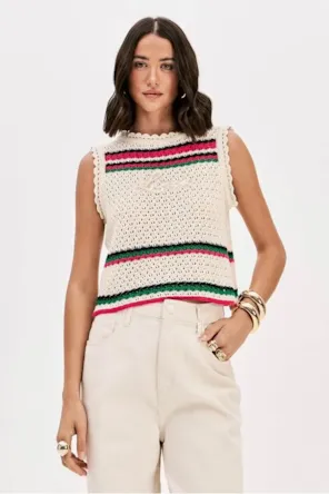 TOP MALHA MULTICOR LANÇA PERFUME 