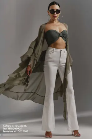 TUNICA FOLHOS DENNY ROSE 