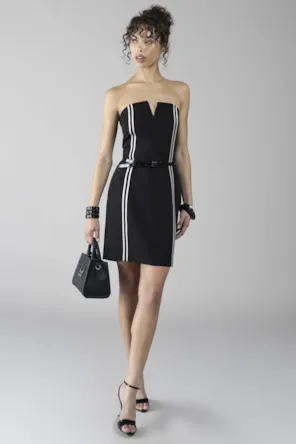 VESTIDO ALÇAS LISTADO DENNY ROSE 