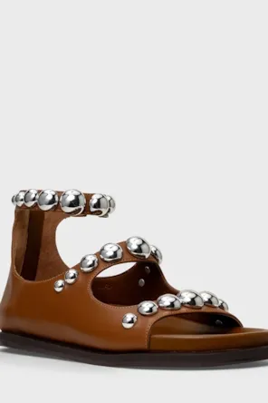 SANDÁLA PEPETE BALLAS CASTANHA  CARRANO 