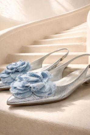 SAPATO RASO FLOR FRACOMINA 