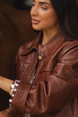 CAMISA PELE CASTANHA SAHOCO 